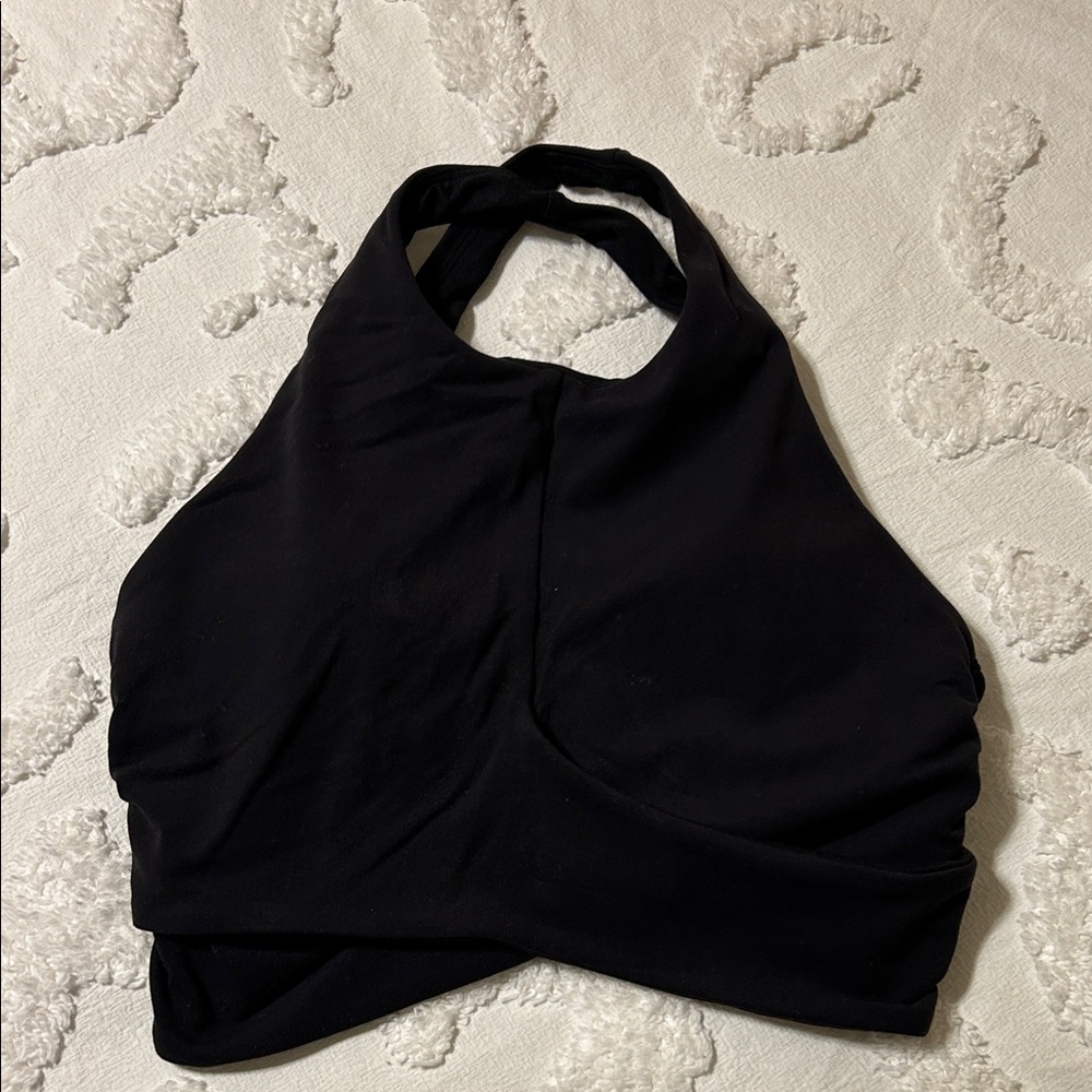 lululemon athletica Black Halter Bra